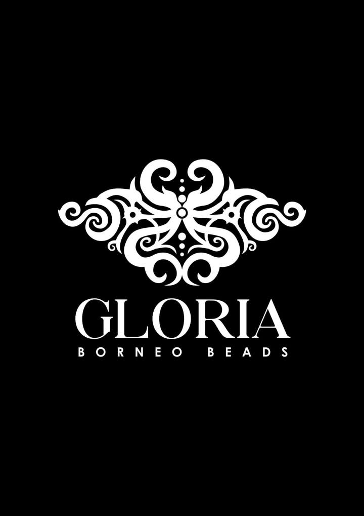 Gloria Borneo Beads Logo